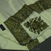 PREMIUM PISTACHIO AUTHENTIC OMANI MASSAR SCARF OM71