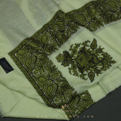 PREMIUM PISTACHIO AUTHENTIC OMANI MASSAR SCARF OM71