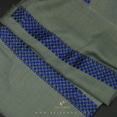 PREMIUM GREY KEFFIYEH INSPIRED SHEMAGH SCARF VW30