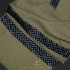 PREMIUM BROWN KEFFIYEH INSPIRED SHEMAGH SCARF VW29