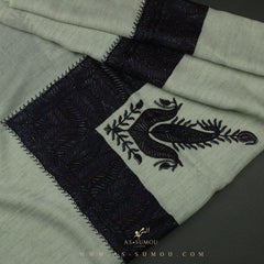 PREMIUM BEIGE ELEGANT QATARI SHEMAGH SCARF QR43