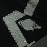 PREMIUM BLACK AUTHENTIC YEMENI SHEMAGH SCARF BL73
