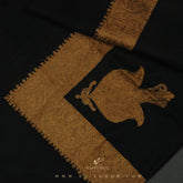 PREMIUM BLACK AUTHENTIC YEMENI SHEMAGH SCARF BL63
