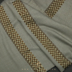 PREMIUM TAUPE KEFFIYEH INSPIRED SHEMAGH SCARF VW25