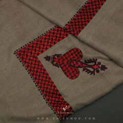 PREMIUM BROWN KEFFIYEH INSPIRED SHEMAGH SCARF VW26