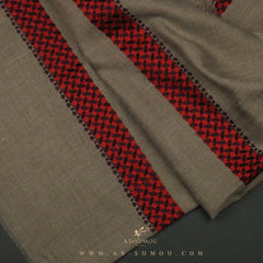 PREMIUM BROWN KEFFIYEH INSPIRED SHEMAGH SCARF VW26