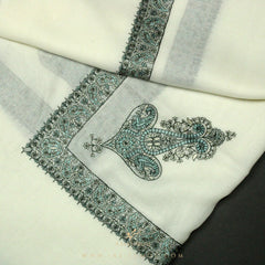 PREMIUM WHITE AUTHENTIC YEMENI SHEMAGH SCARF WH68