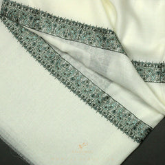 PREMIUM WHITE AUTHENTIC YEMENI SHEMAGH SCARF WH68