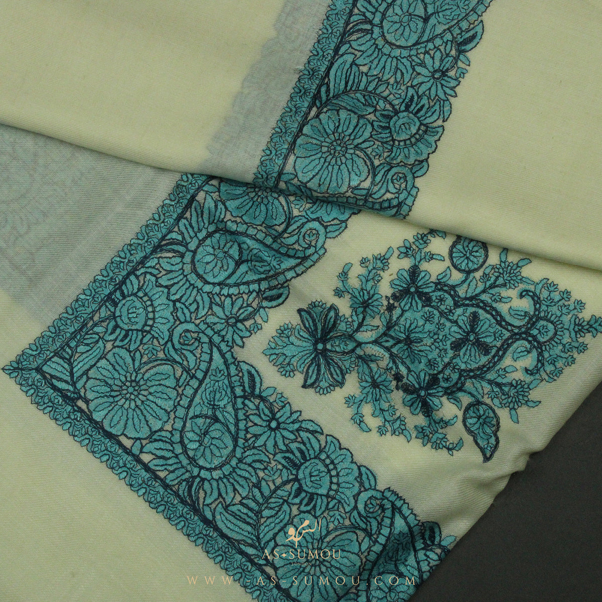 PREMIUM PISTACHIO AUTHENTIC OMANI MASSAR SCARF OM52
