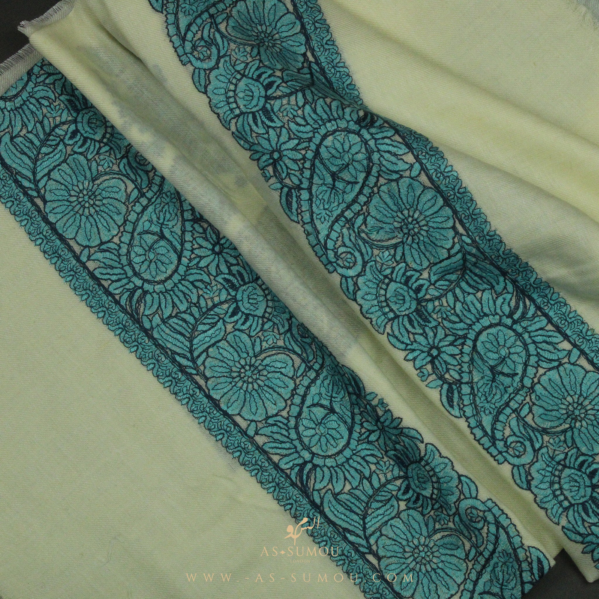 PREMIUM PISTACHIO AUTHENTIC OMANI MASSAR SCARF OM52