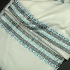 PREMIUM WHITE AUTHENTIC YEMENI SHEMAGH SCARF WH99