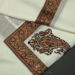 PREMIUM WHITE AUTHENTIC YEMENI SHEMAGH SCARF WH98