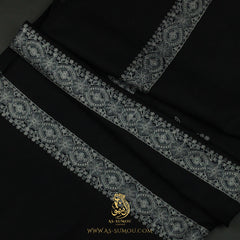 PREMIUM BLACK AUTHENTIC YEMENI SHEMAGH SCARF BL103