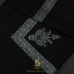 PREMIUM BLACK AUTHENTIC YEMENI SHEMAGH SCARF BL103