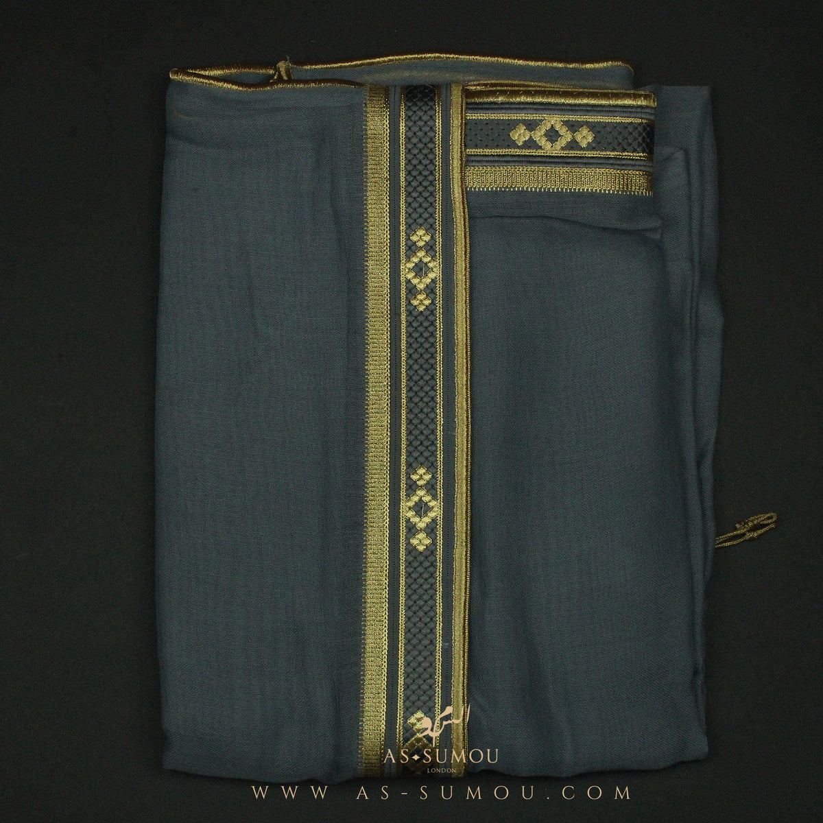 PREMIUM RARE GREY ELEGANT KHALEEJI BISHT BS17