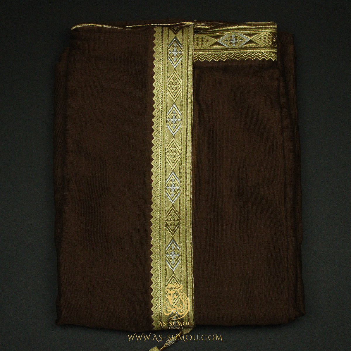 PREMIUM RARE BROWN UNIQUE KHALEEJI BISHT MR73