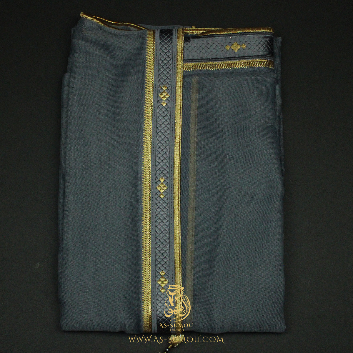 PREMIUM RARE GREY ELEGANT KHALEEJI BISHT MX89