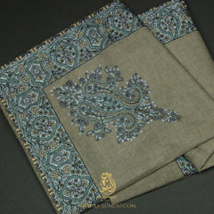 PREMIUM BROWN AUTHENTIC OMANI MASSAR SCARF OM155