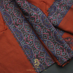 Premium Brown Authentic Omani Massar Scarf OM160