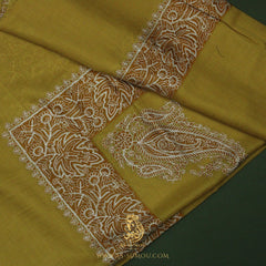 PREMIUM MUSTARD AUTHENTIC OMANI MASSAR SCARF OM115