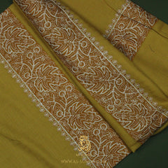 PREMIUM MUSTARD AUTHENTIC OMANI MASSAR SCARF OM115