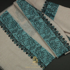 PREMIUM TAUPE AUTHENTIC OMANI MASSAR SCARF OM124