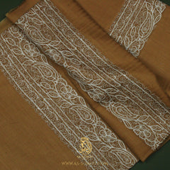 PREMIUM CARAMEL AUTHENTIC OMANI MASSAR SCARF OM113
