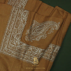 PREMIUM CARAMEL AUTHENTIC OMANI MASSAR SCARF OM113