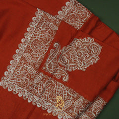 PREMIUM ORANGE AUTHENTIC OMANI MASSAR SCARF OM114