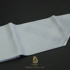 PREMIUM WHITE SAUDI SHEMAGH SCARF WS46
