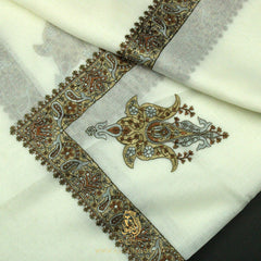 PREMIUM WHITE AUTHENTIC YEMENI SHEMAGH SCARF WH162