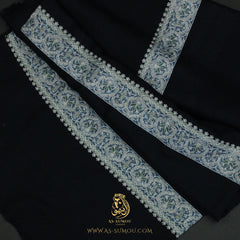 PREMIUM NAVY AUTHENTIC YEMENI SHEMAGH SCARF SE264