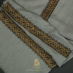 PREMIUM GREY AUTHENTIC YEMENI SHEMAGH SCARF SE265
