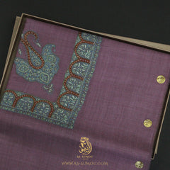 LUXURY HANDMADE PURPLE YEMENI SHEMAGH