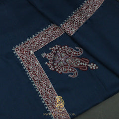 Premium Navy Blue Authentic Yemeni Shemagh Scarf SE279