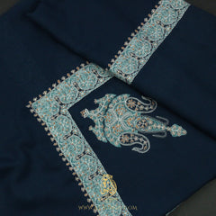 Premium Navy Blue Authentic Yemeni Shemagh Scarf SE280