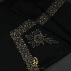 Premium Black Authentic Yemeni Shemagh Scarf BL179