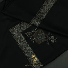 Premium Black Authentic Yemeni Shemagh Scarf BL182