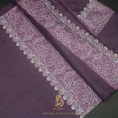 Premium Purple Authentic Omani Massar Scarf OM164