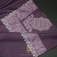 Premium Purple Authentic Omani Massar Scarf OM164