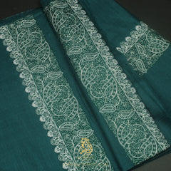 PREMIUM TEAL AUTHENTIC OMANI MASSAR SCARF OM165