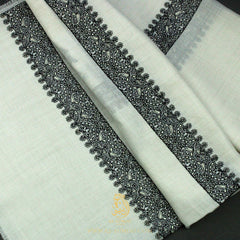 Premium White Authentic Yemeni Shemagh Scarf WH231