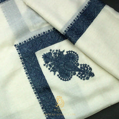Premium White Authentic Yemeni Shemagh Scarf WH232