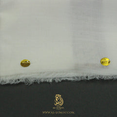 LUXURY HANDMADE WHITE YEMENI SHEMAGH