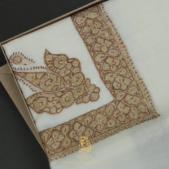 LUXURY HANDMADE WHITE YEMENI SHEMAGH