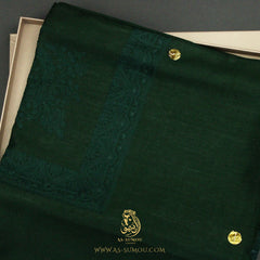 LUXURY HANDMADE GREEN YEMENI SHEMAGH