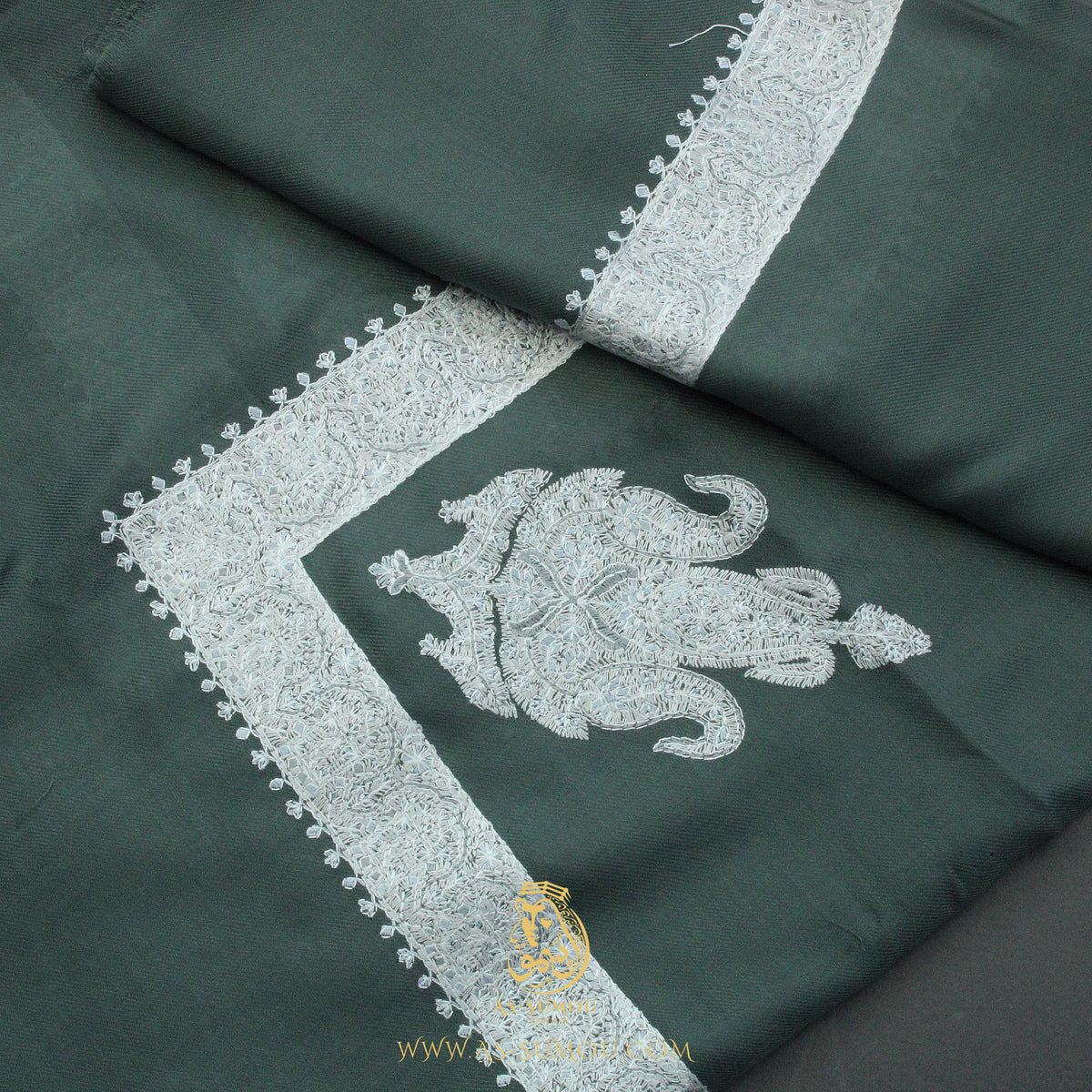 Premium Green Authentic Yemeni Shemagh Scarf SE271