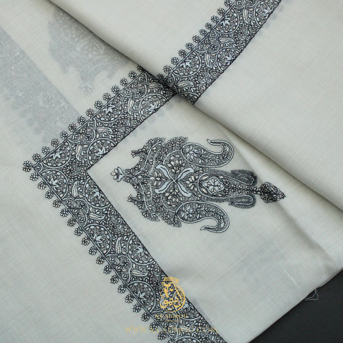 Premium White Authentic Yemeni Shemagh Scarf WH228