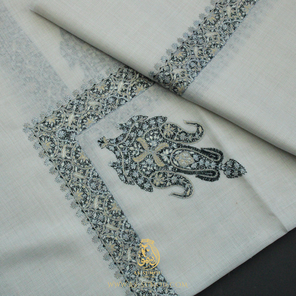 Premium White Authentic Yemeni Shemagh Scarf WH229