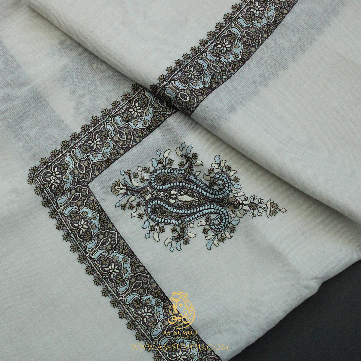 Premium White Authentic Yemeni Shemagh Scarf WH230